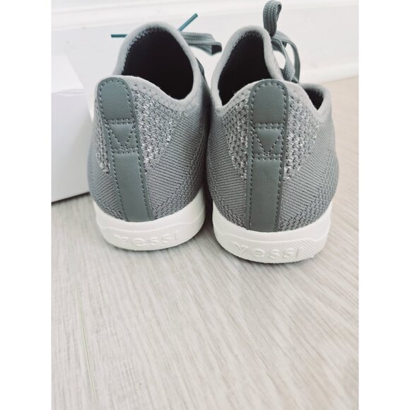 Vessi Weekend Unisex Mens 6 - Womens 7 Waterproof Concrete Grey Sneaker Shoes - Picture 6 of 11